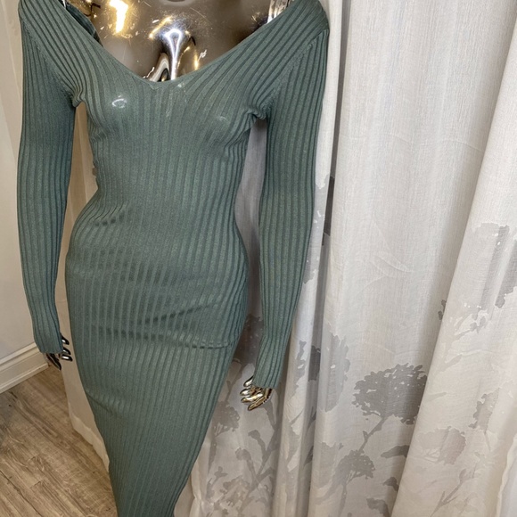 Sultry Sage Dress - Picture 1 of 2